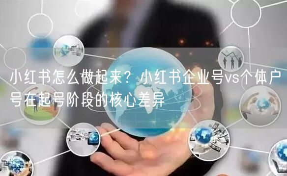 小红书怎么做起来？小红书企业号vs个体户号在起号阶段的核心差异
