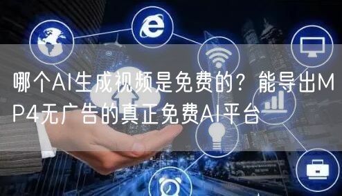 哪个AI生成视频是免费的？能导出MP4无广告的真正免费AI平台